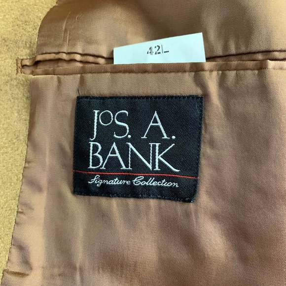 JoS. A. BANK Tan Cashmere Single Breasted Coat - Picture 4 of 5